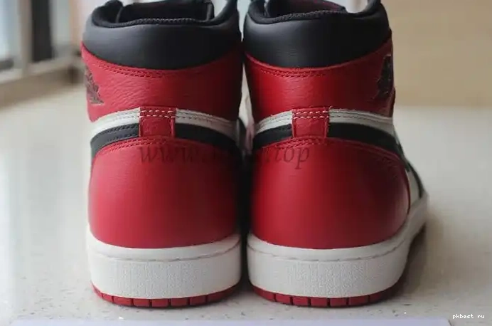 GOD IN THE ONLY PK AIR BEST BRED THE RETAIL LEATHER TOE JORDAN 1 MARKET VERSION CORRECT 0503